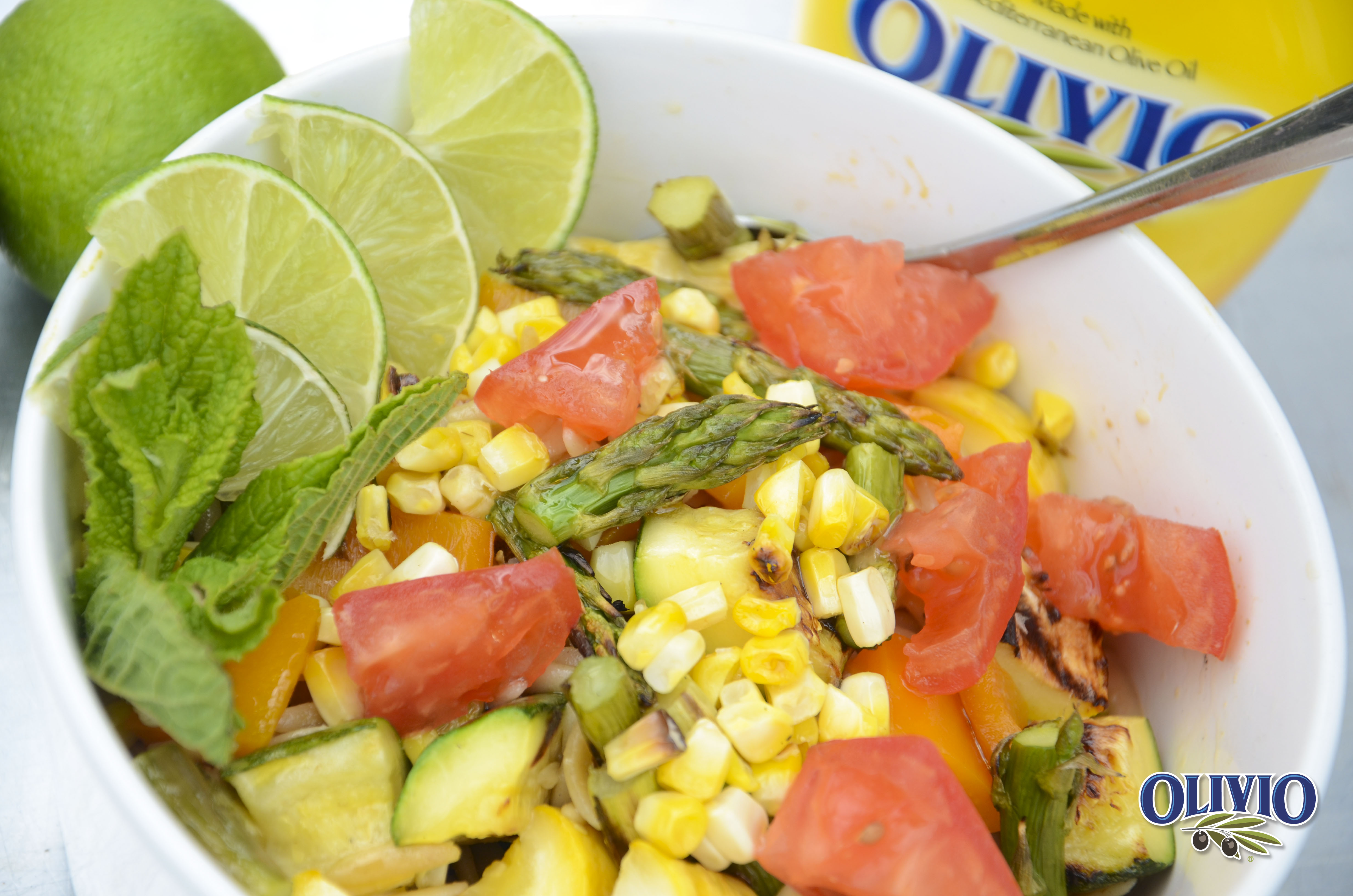 Orzo Salad with Grilled Vegetables — Olivio