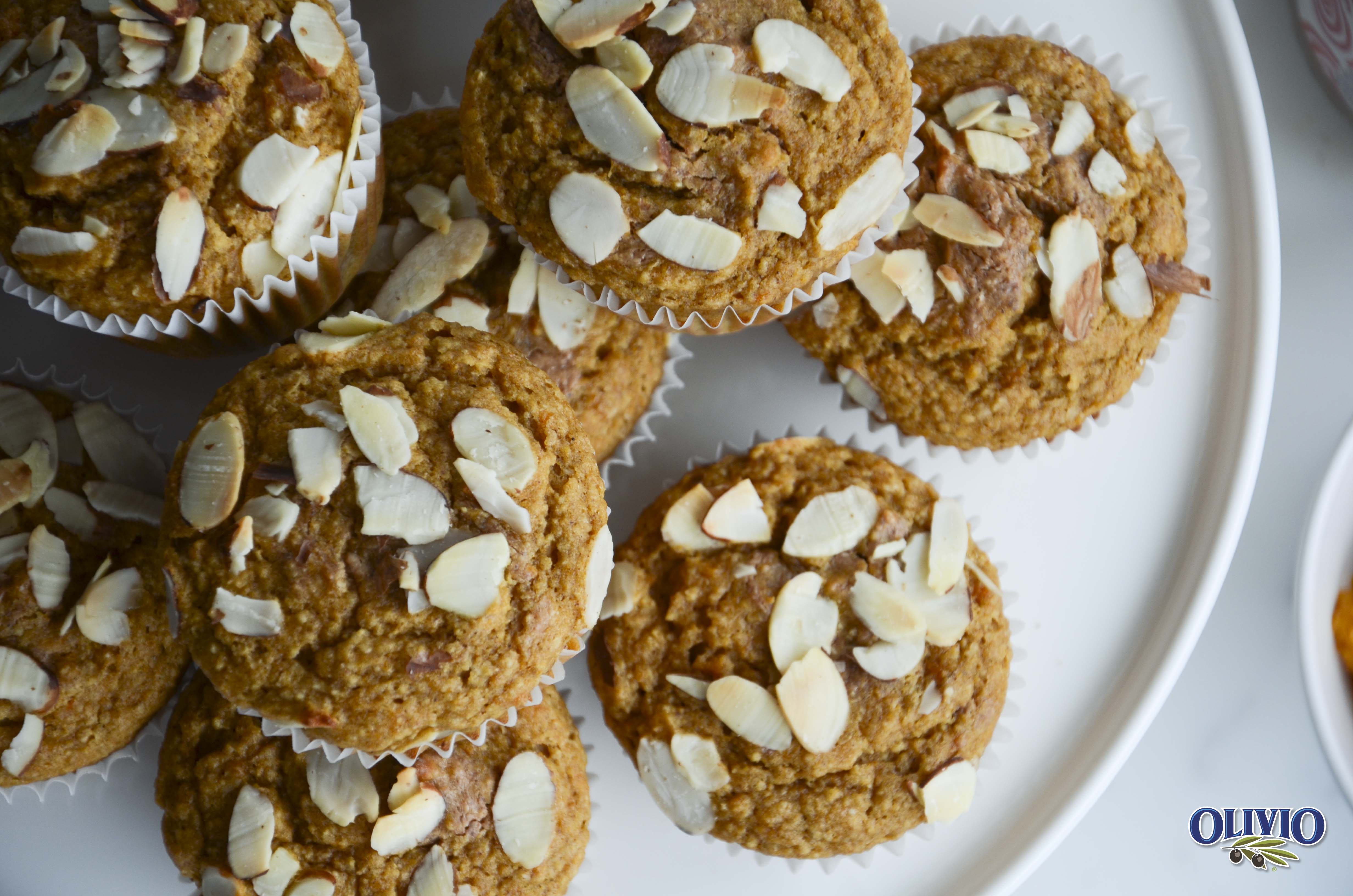 Healthy Sweet Potato Almond Muffins — Olivio